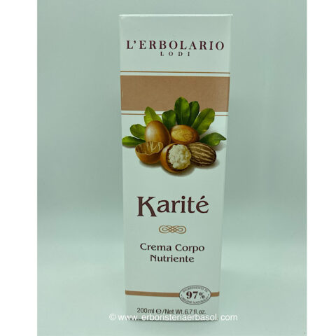 crema corpo nutriente karitè l'erbolario